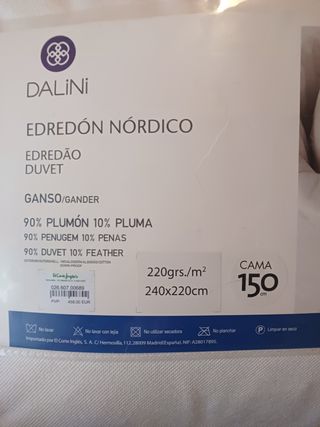 Edredón de plumas