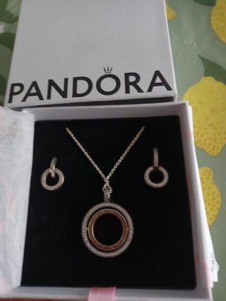 Conjunto de Pandora plata