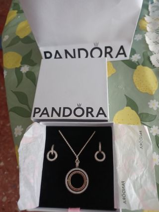 Conjunto de Pandora plata