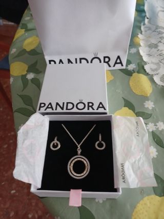 Conjunto de Pandora plata