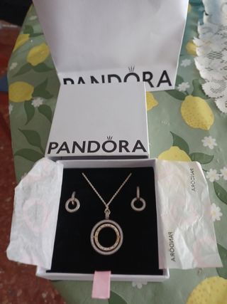 Conjunto de Pandora plata