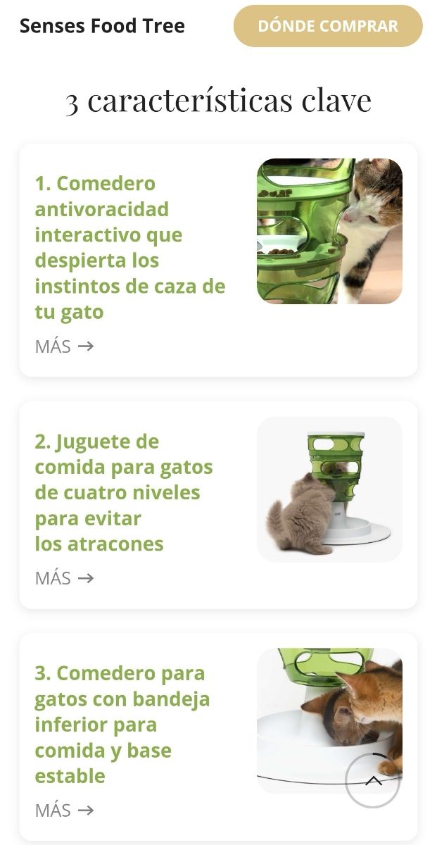 Comedero antivoracidad Catit Senses 2.0