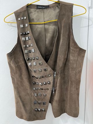 Chaleco de cuero Marc Cain