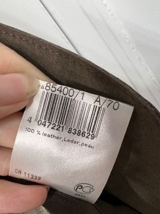 Chaleco de cuero Marc Cain