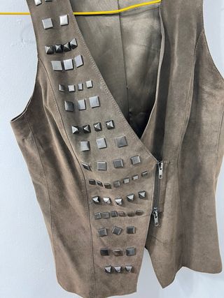 Chaleco de cuero Marc Cain