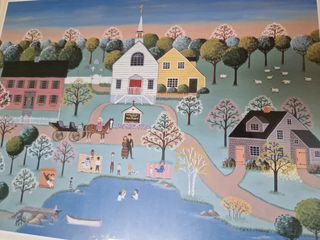 Cuadros Colleen Sgroi arte naif