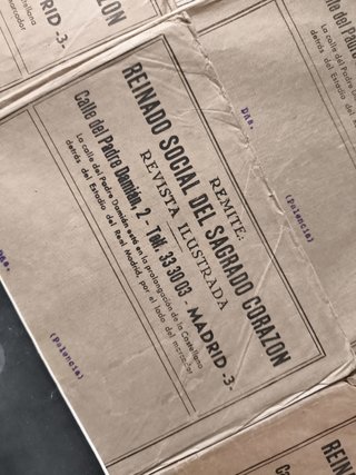 20 REVISTAS REINADO SOCIAL SAGRADO CORAZÓN 1953