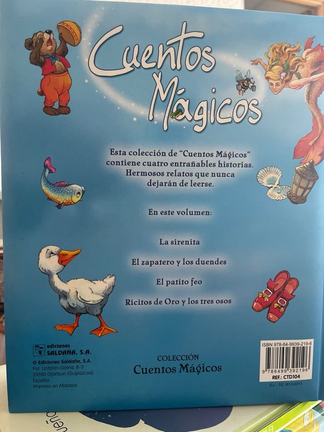 Cuentos mÃƒ¡gicos 1. La Sirenita ; El zapaterol