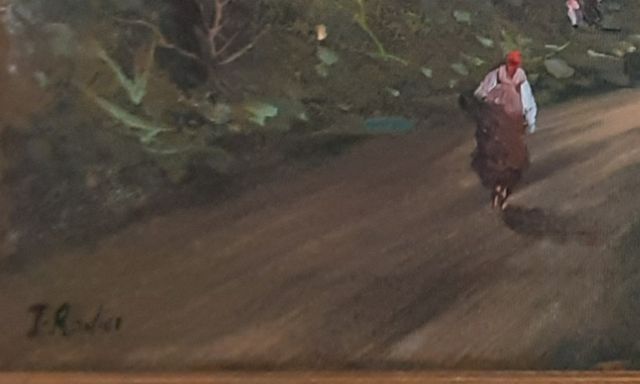 Oleo  sobre lienzo siglo XIX