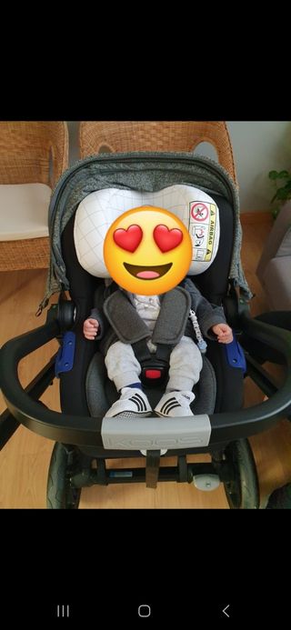 Carrito trio Jane Muum gris