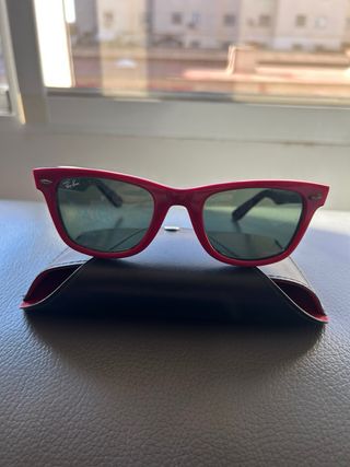 Gafas sol Ray Ban Wayfarer rojas