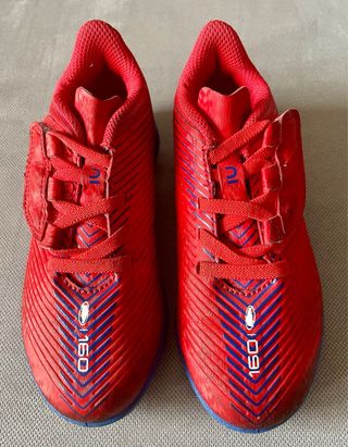 Botas Futbol Niño Velcro Decathlon Kiptsa Talla 28