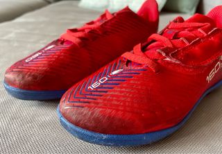 Botas Futbol Niño Velcro Decathlon Kiptsa Talla 28