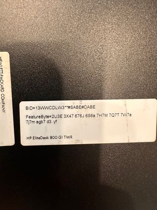 HP Elitedesk 800 G1 TWR