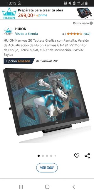 Huion kamvas 20
