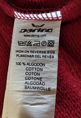 Sudadera de algodón Daring
