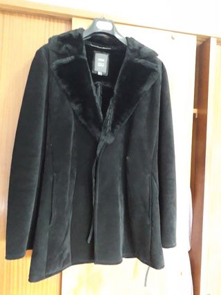 Chaquetón Piel Mango 
