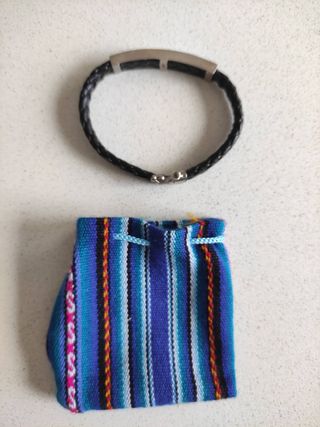 PULSERA CUERO/PLATA