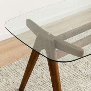 Cristal templado 160x90 mesa de comedor