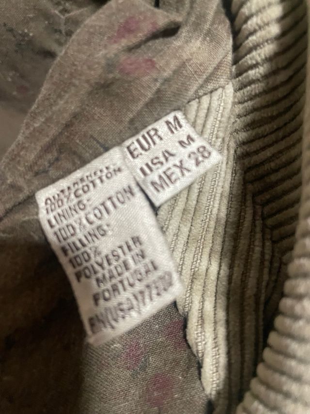 Chaqueta pana mujer Zara