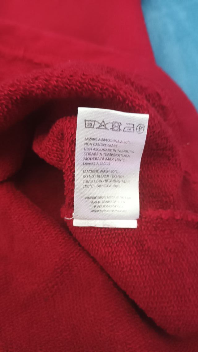 felpa Harmont & Blaine bimbo 6 anni, rossa e blu