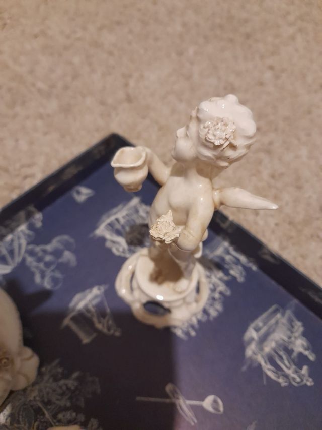Soprammobili Putti e bimbi in ceramica 