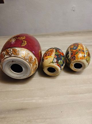 3 uova in porcellana