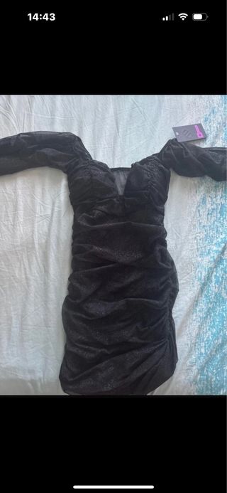 Vestito drappeggiato lurex nuovo