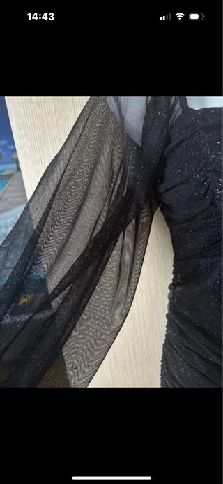 Vestito drappeggiato lurex nuovo