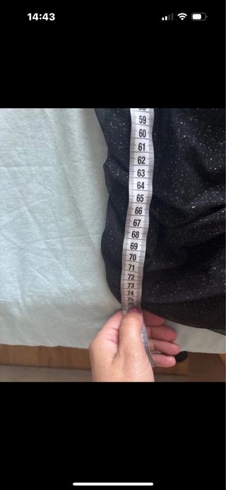 Vestito drappeggiato lurex nuovo