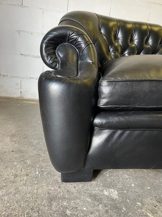 ✅sofa chester original de cuero en buen estado