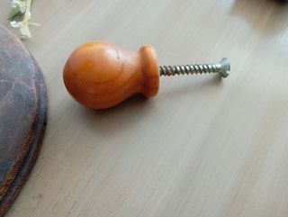 Conjunto de 4 tiradores madera pino