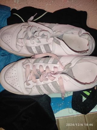 deportivas adidas hombre mujer n43,5 rosas