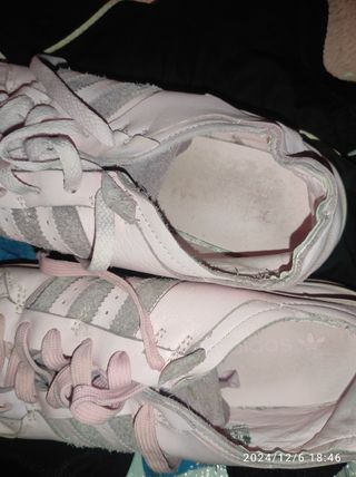 deportivas adidas hombre mujer n43,5 rosas