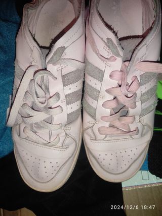 deportivas adidas hombre mujer n43,5 rosas