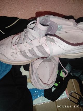 deportivas adidas hombre mujer n43,5 rosas