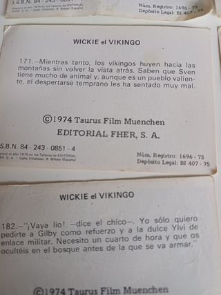 Cromos vickie el vikingo