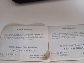 Cromos vickie el vikingo