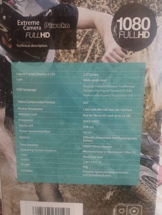 Cámara GoPro deportiva