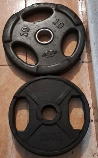 PESAS DISCOS OLIMPICOS DE 5KG 10KG 15KG DE 50MM