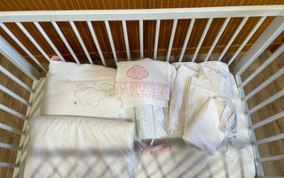 Cuna blanca infantil