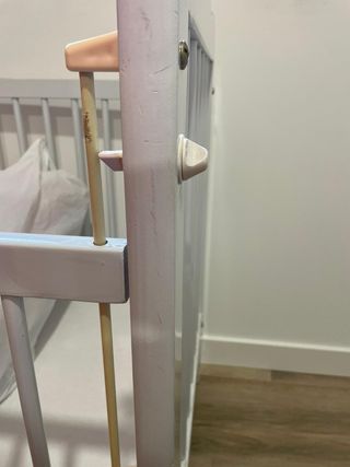 Cuna blanca infantil