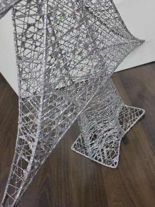 Árbol Navidad metal brillo