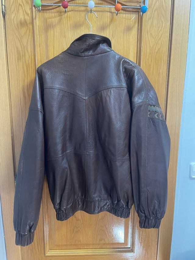 Chaqueta Cuero Vintage