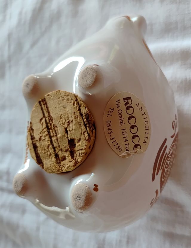 Coppia Maialini in ceramica