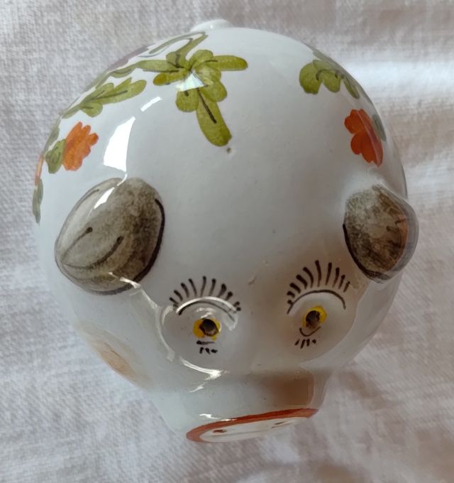 Coppia Maialini in ceramica