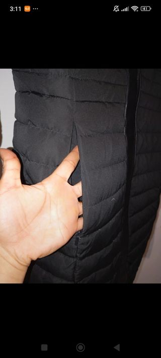 Abrigo de plumas para mujer