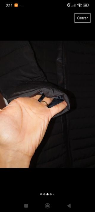 Abrigo de plumas para mujer