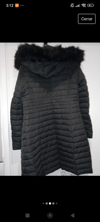 Abrigo de plumas para mujer