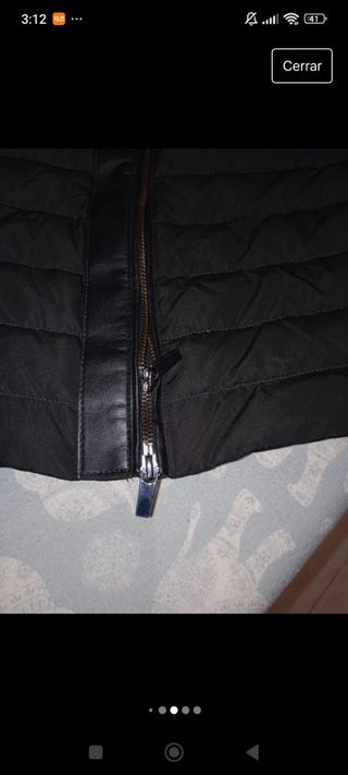 Abrigo de plumas para mujer